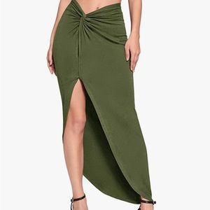 SHEIN twist front skirt